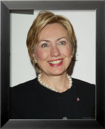 Hillary Clinton Framed Print Hillary Clinton Framed Print