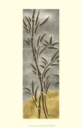Bamboo Brocade I Print Bamboo Brocade I Print