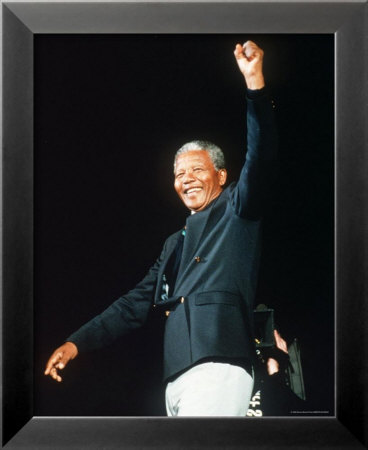 Nelson Mandela Framed Print Nelson Mandela Framed Print