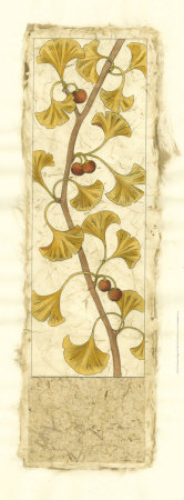 Golden Ginkgo I Print Golden Ginkgo I Print
