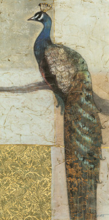 Gilded Peacock II Print Gilded Peacock II Print