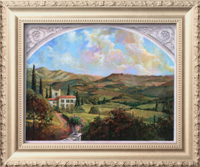 Tuscan View Framed Print Tuscan View Framed Print
