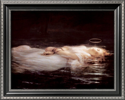 La Jeune Martyre Framed Print La Jeune Martyre Framed Print