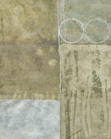 Silver Gilded Abstract II Print Silver Gilded Abstract II Print