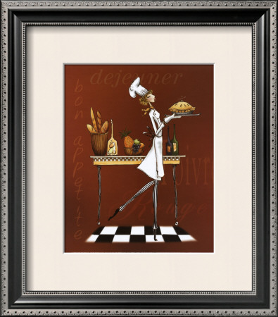 Sassy Chef I Framed Print Sassy Chef I Framed Print