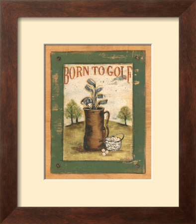 Born to Golf Framed Print Born to Golf Framed Print