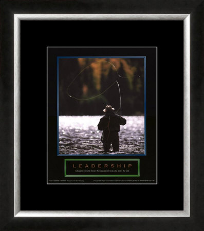 Leadership: Fisherman Framed Print Leadership: Fisherman Framed Print