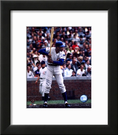 Ernie Banks - Batting Stance Framed Print Ernie Banks - Batting Stance Framed Print