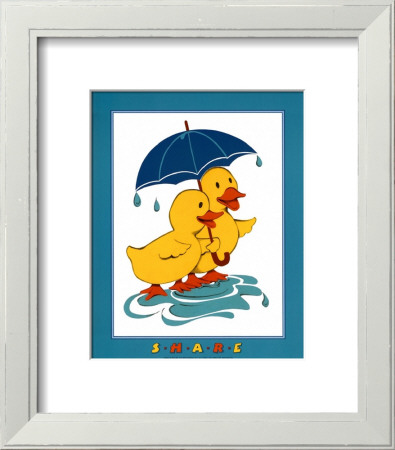 Ducks, Share Framed Print Ducks, Share Framed Print