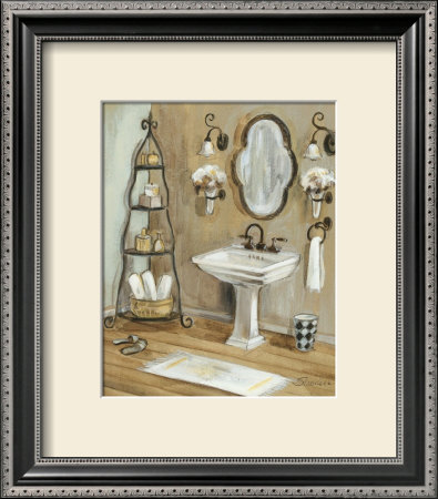 French Bath I Framed Print French Bath I Framed Print