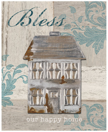 Bless Our Happy Home Print Bless Our Happy Home Print