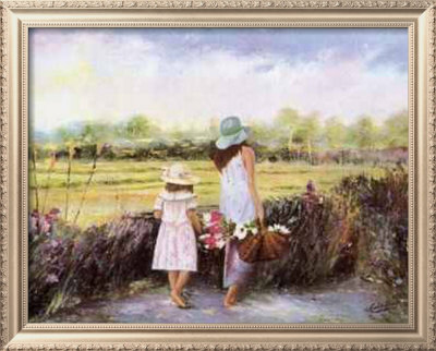 Girls in Hats III Framed Print Girls in Hats III Framed Print