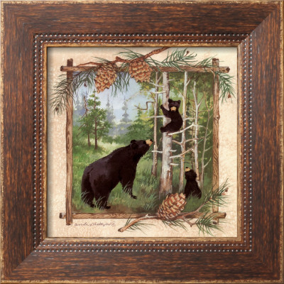 Black Bears II Framed Print Black Bears II Framed Print