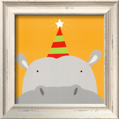 Peek-a-Boo VIII, Hippo Framed Print Peek-a-Boo VIII, Hippo Framed Print