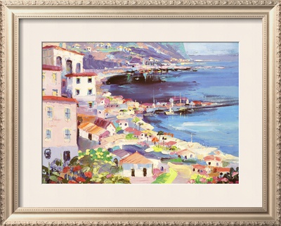 Mediterranean Harbor Framed Print Mediterranean Harbor Framed Print