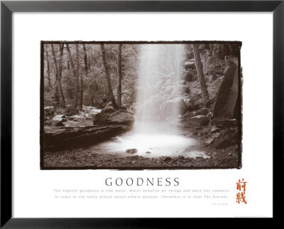Goodness: Waterfall Framed Print Goodness: Waterfall Framed Print