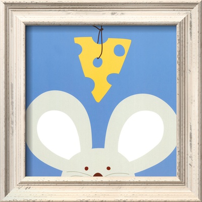 Peek-a-Boo V, Mouse Framed Print Peek-a-Boo V, Mouse Framed Print