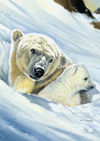 Polar Bear Mama Print Polar Bear Mama Print