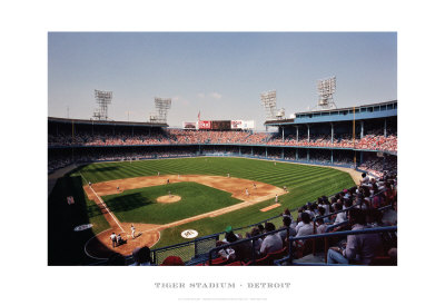 Tiger Stadium, Detroit Print Tiger Stadium, Detroit Print