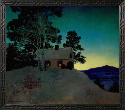 Dusk Framed Canvas Print Dusk Framed Canvas Print