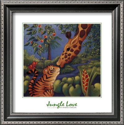 Jungle Love II Framed Print Jungle Love II Framed Print
