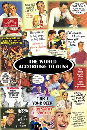 The World According to Guys Poster The World According to Guys Poster