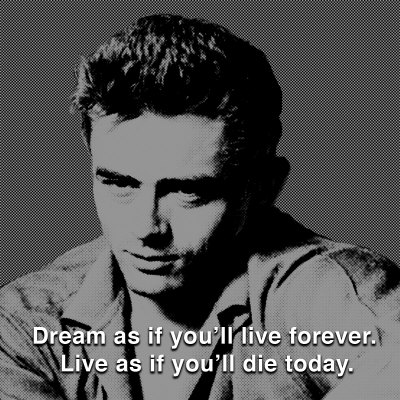 James Dean Live Print zoom view in room