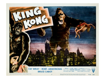 King Kong, Fay Wray, 1933 Premium Poster King Kong, Fay Wray, 1933 Premium Poster