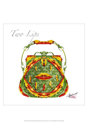 Two Lips Print Two Lips Print