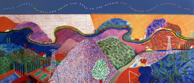 Mulholland Drive: The Road to the Studio Collectable Print Mulholland Drive: The Road to the Studio Collectable Print