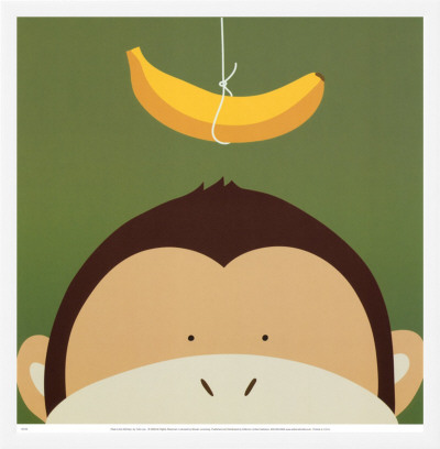 Peek-a-Boo X, Monkey Framed Canvas Print Peek-a-Boo X, Monkey Framed Canvas Print