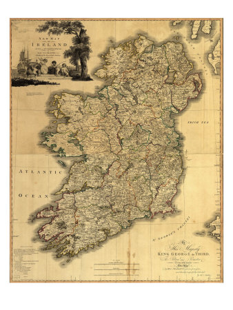 map of ireland with towns. map of ireland counties