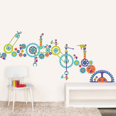 Gears Wall Decal Gears Wall Decal