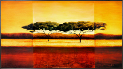 Kenya Framed Canvas Print Kenya Framed Canvas Print
