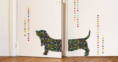 Basset Hound Wall Decal Basset Hound Wall Decal