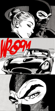 Diabolik and Eva II Print Diabolik and Eva II Print