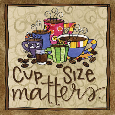Cup Size Matters Print Cup Size Matters Print