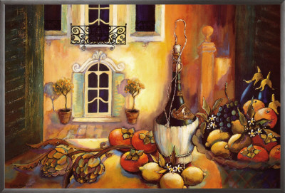 Kitchen in Tuscany Framed Canvas Print Kitchen in Tuscany Framed Canvas Print