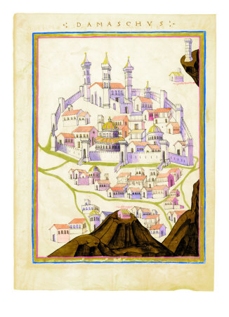 City Map, Damascus Giclee Print City Map, Damascus Giclee Print