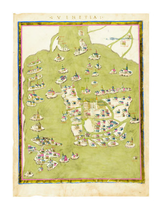 City Map, Venetia Giclee Print City Map, Venetia Giclee Print