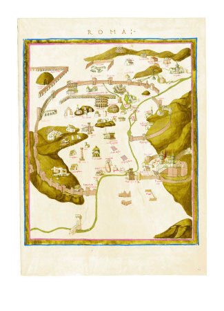 City Map, Roma Giclee Print City Map, Roma Giclee Print