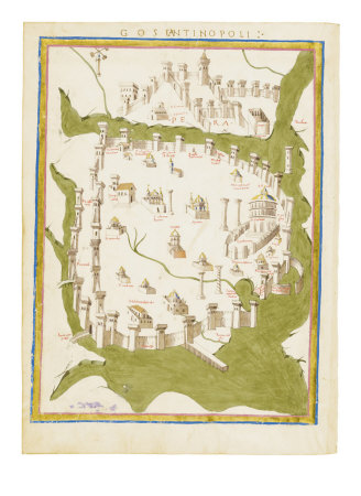 City Map, Constantinople Giclee Print City Map, Constantinople Giclee Print