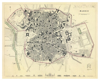 Madrid, Spain, c.1831 Print Madrid, Spain, c.1831 Print
