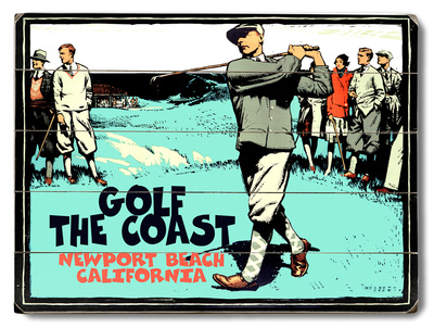 Golf the Coast Wood Sign Golf the Coast Wood Sign