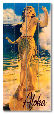 Aloha Wood Sign Aloha Wood Sign