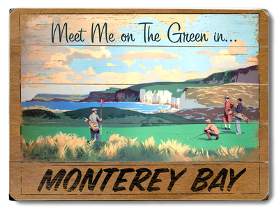 Meet me on the Green Wood Sign Meet me on the Green Wood Sign
