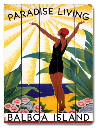 Paradise Living Wood Sign Paradise Living Wood Sign