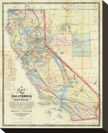 California+state+map+printable