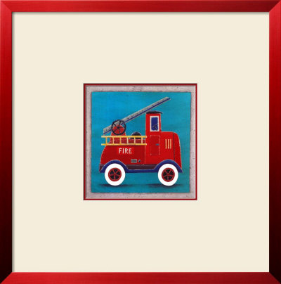 Fire Engine Framed Print Fire Engine Framed Print