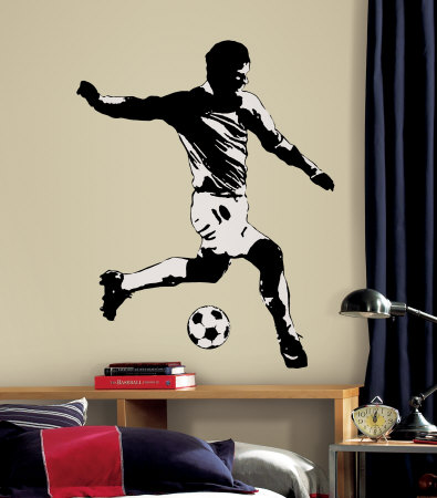 Soccer Player Wall Decal Soccer Player Wall Decal